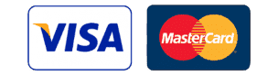 Visa and Mastercard accepted